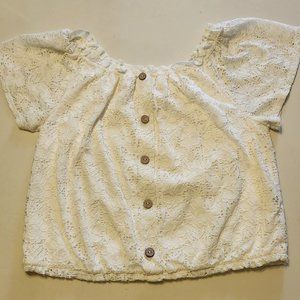 No Boundaries lace cropped top